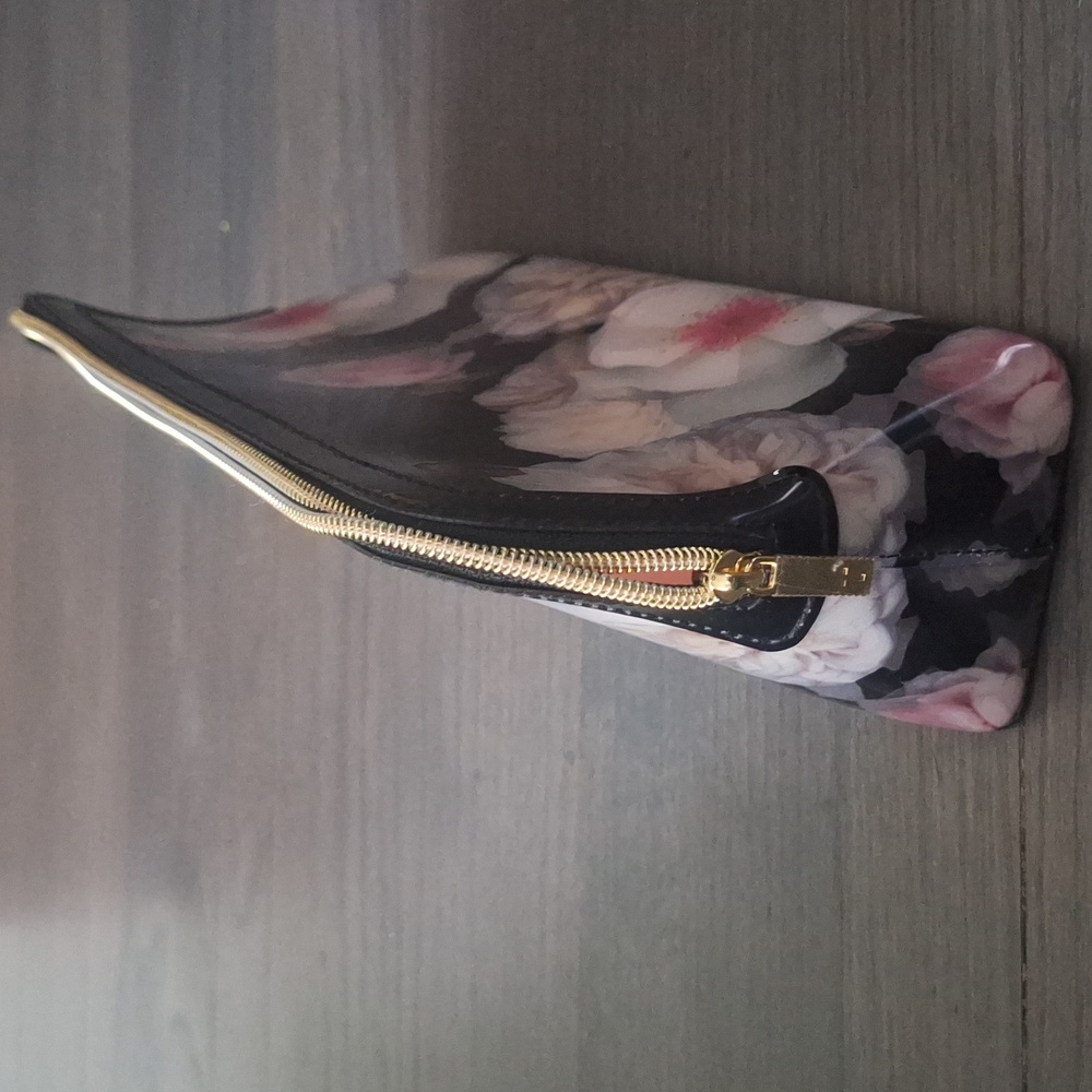Ted Baker London Black Floral Make Up Bag - Picture 3 of 11